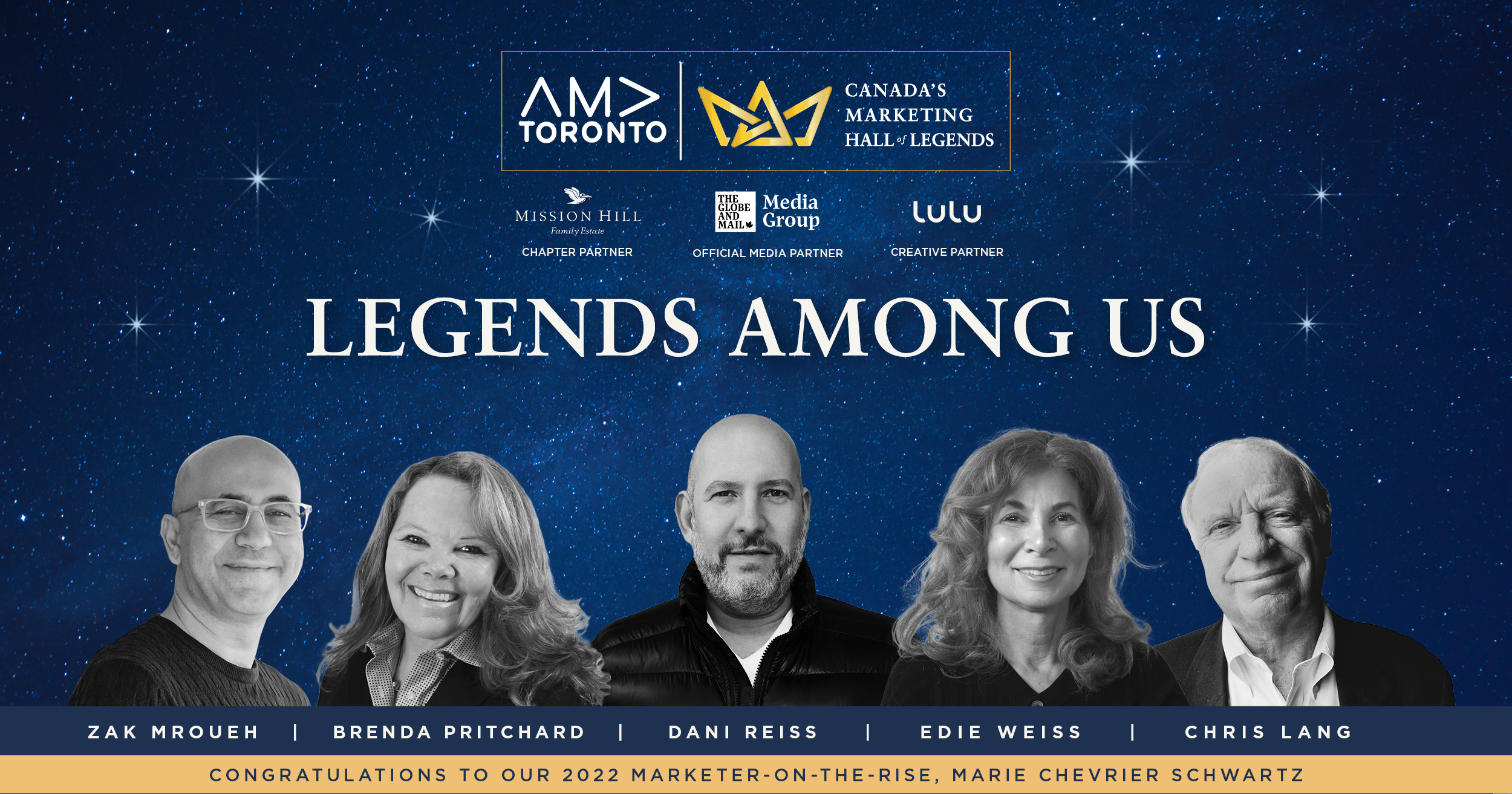 CANADA’S MARKETING HALL OF LEGENDS NAMES 2022 WINNERS