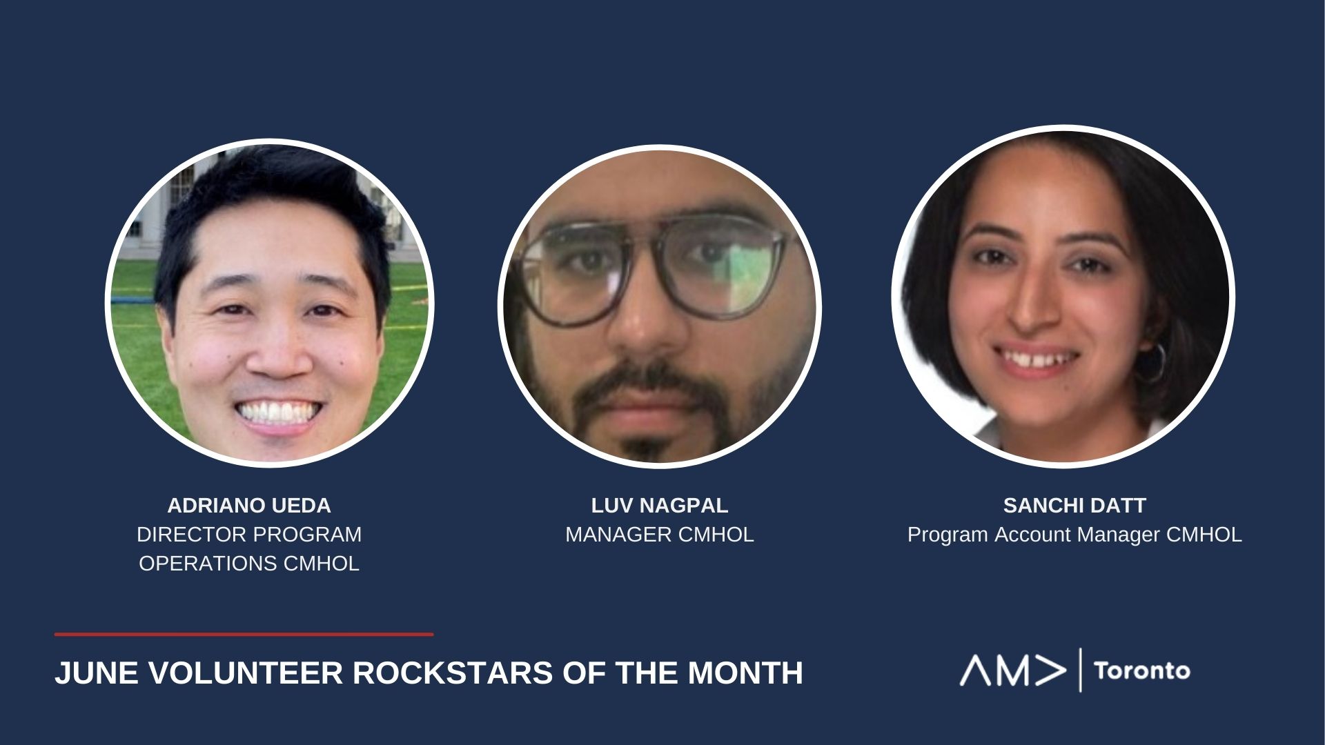 A graphic describing the 3 Rockstars for the month of June