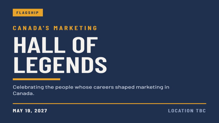 Canada's Marketing Hall of Legends banner